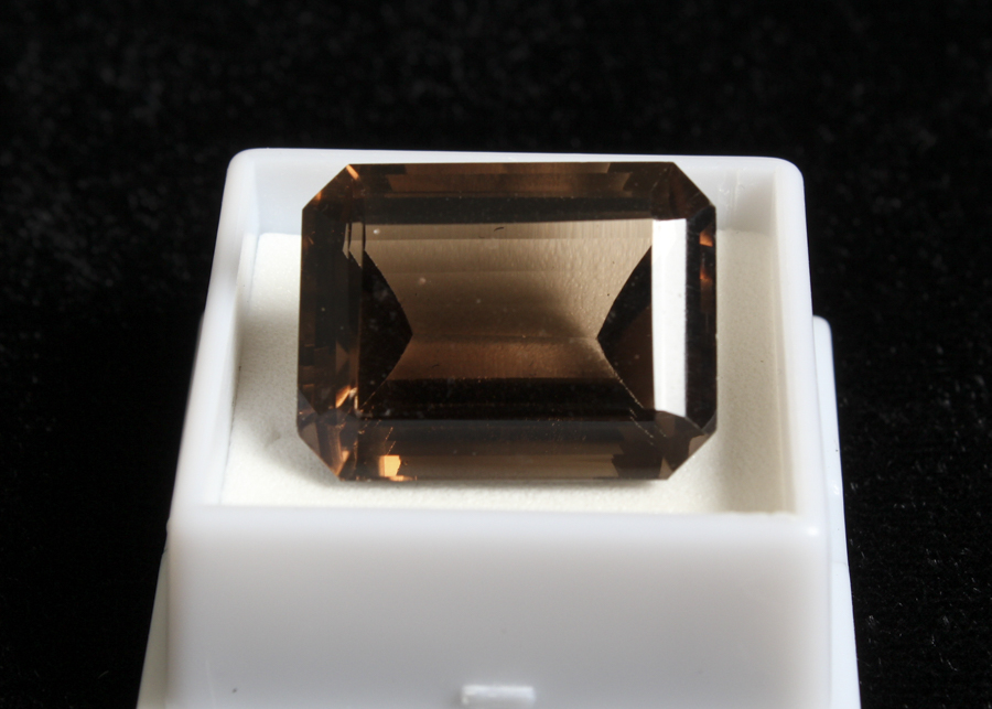 Emerald Cut Smoky Quartz Stone