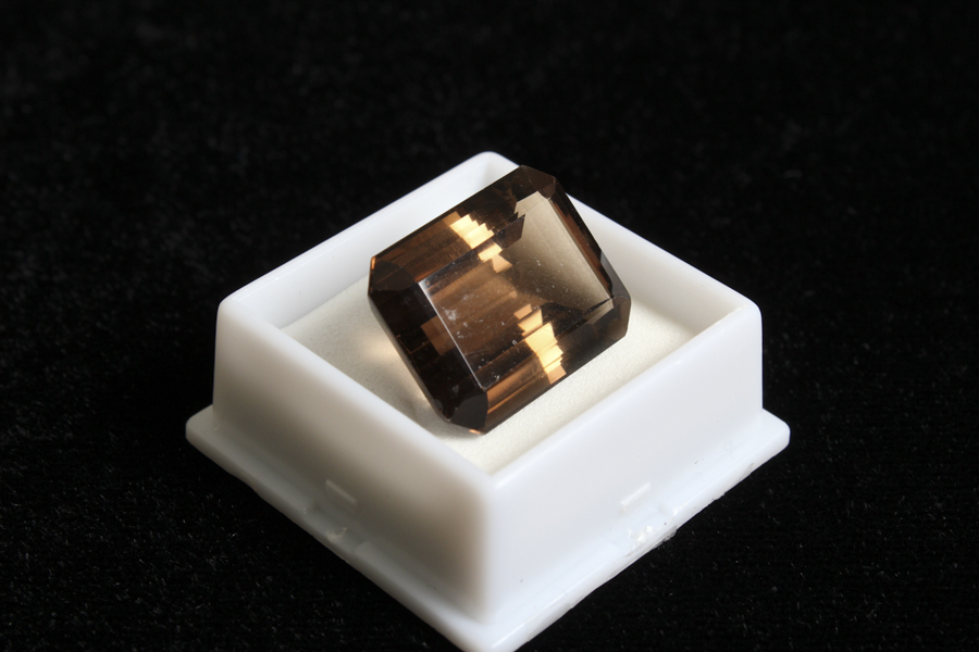 Emerald Cut Smoky Quartz Stone