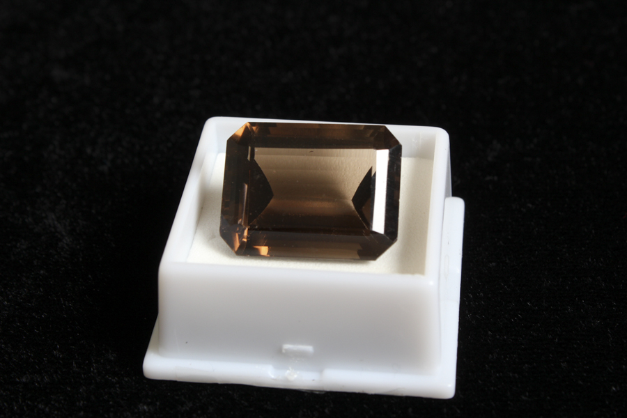 Emerald Cut Smoky Quartz Stone