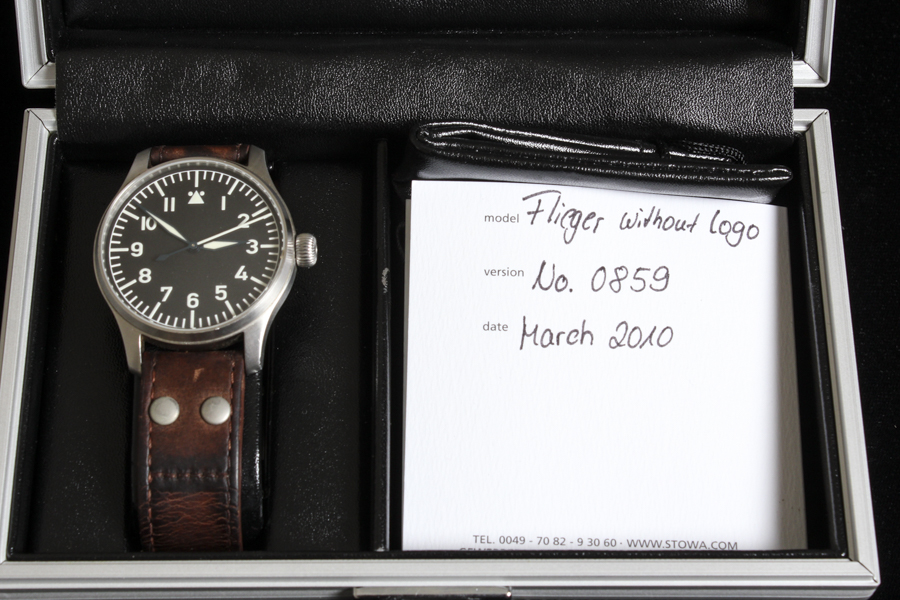Stowa Flieger Watch with Brown Leather Band