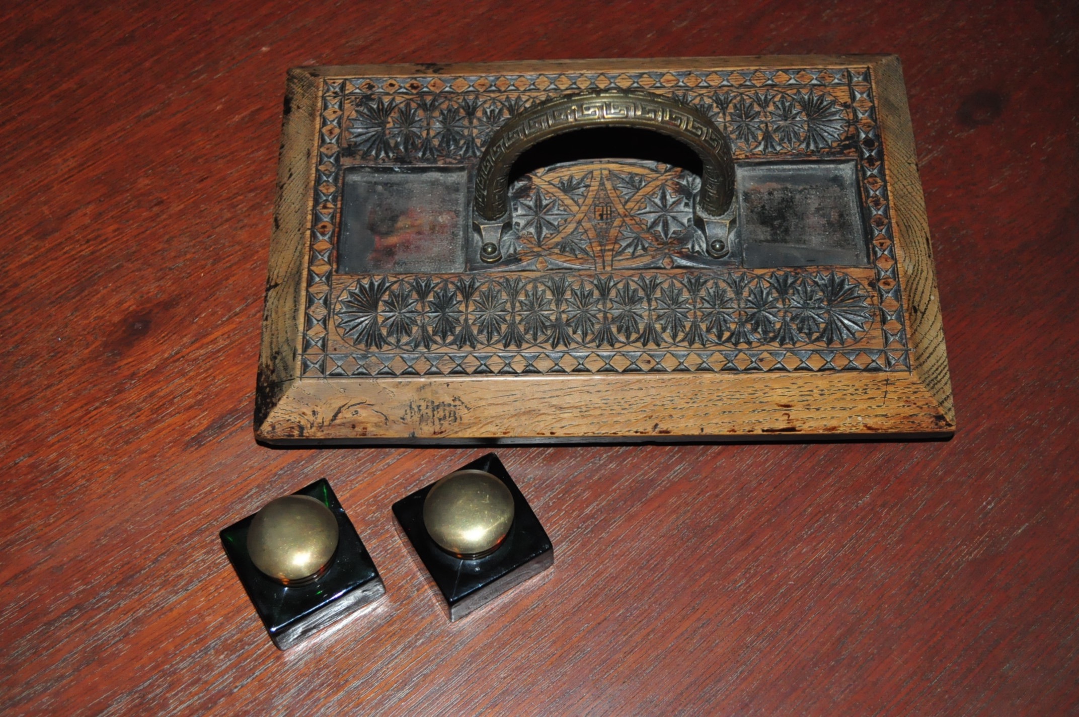 Antique Ink Well Collection