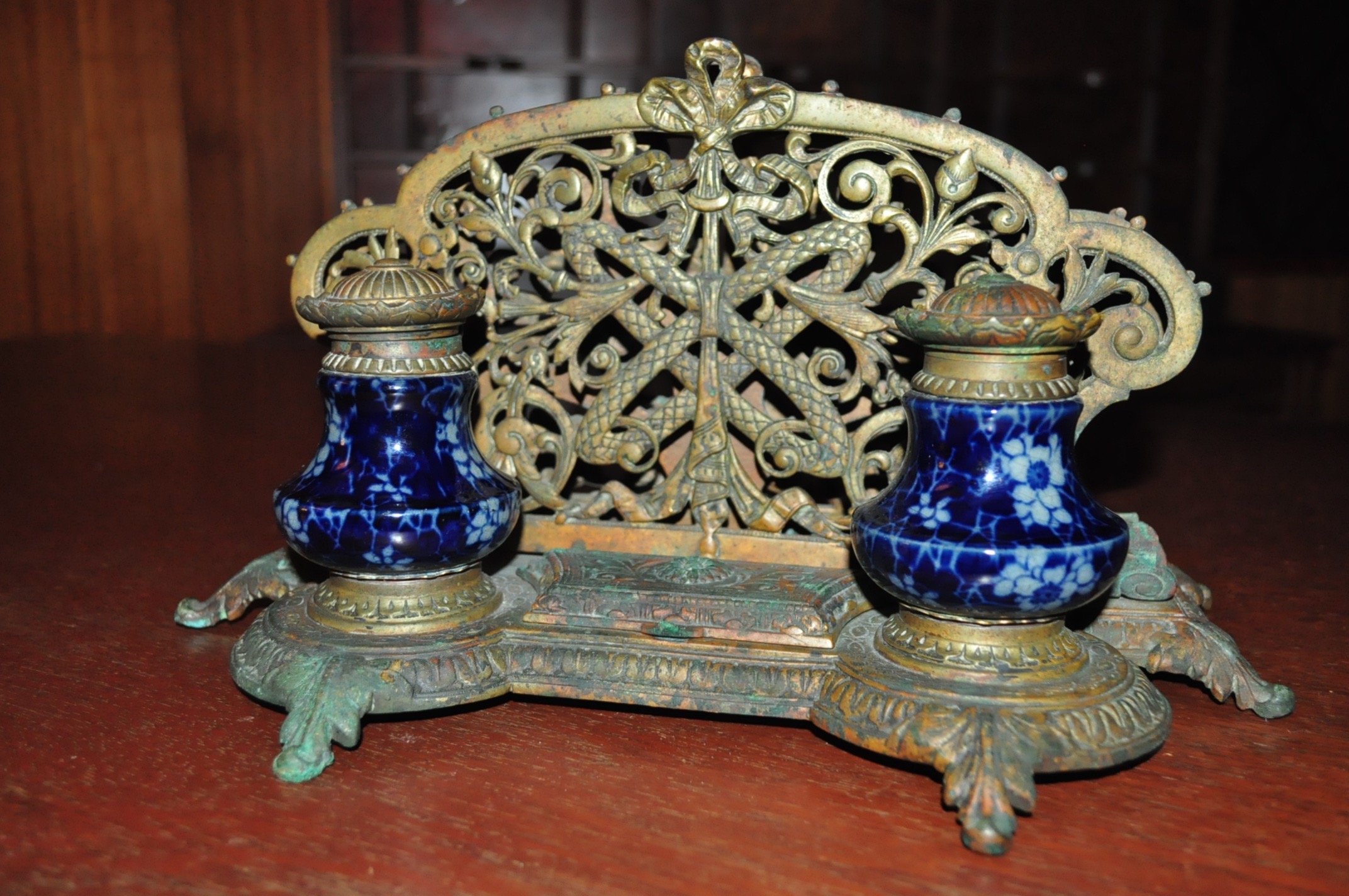 Antique Ink Well Collection