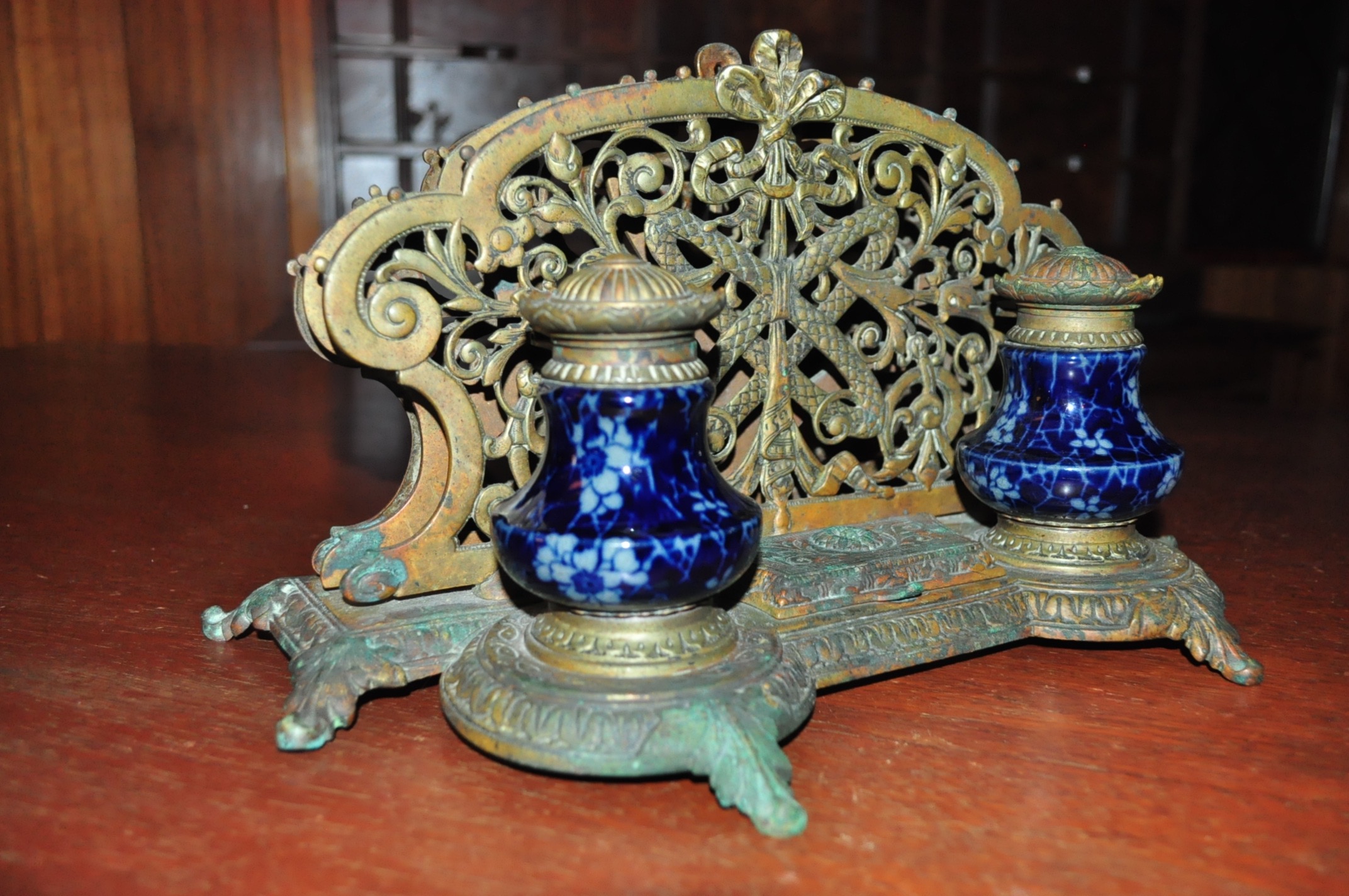 Antique Ink Well Collection