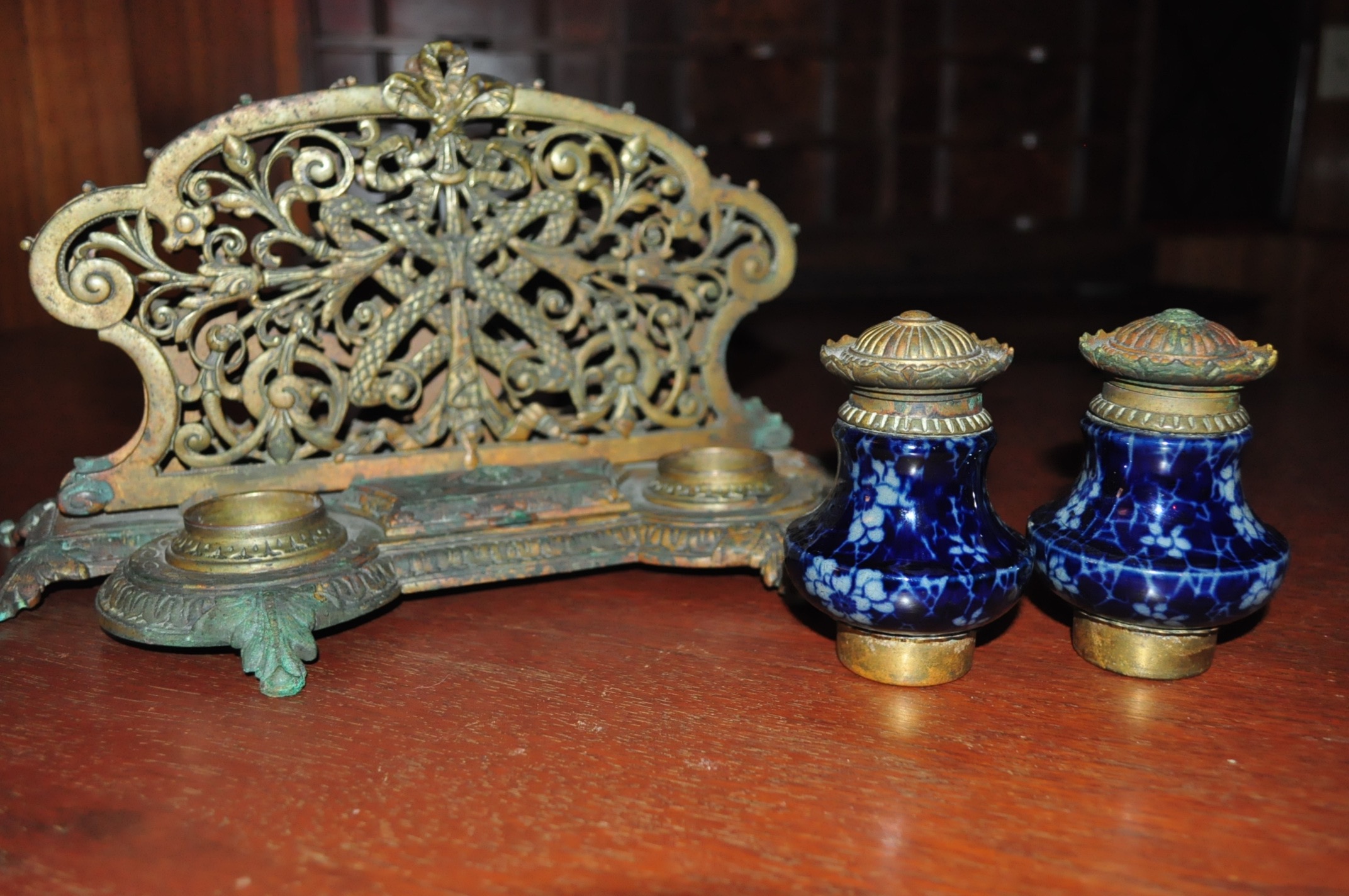 Antique Ink Well Collection