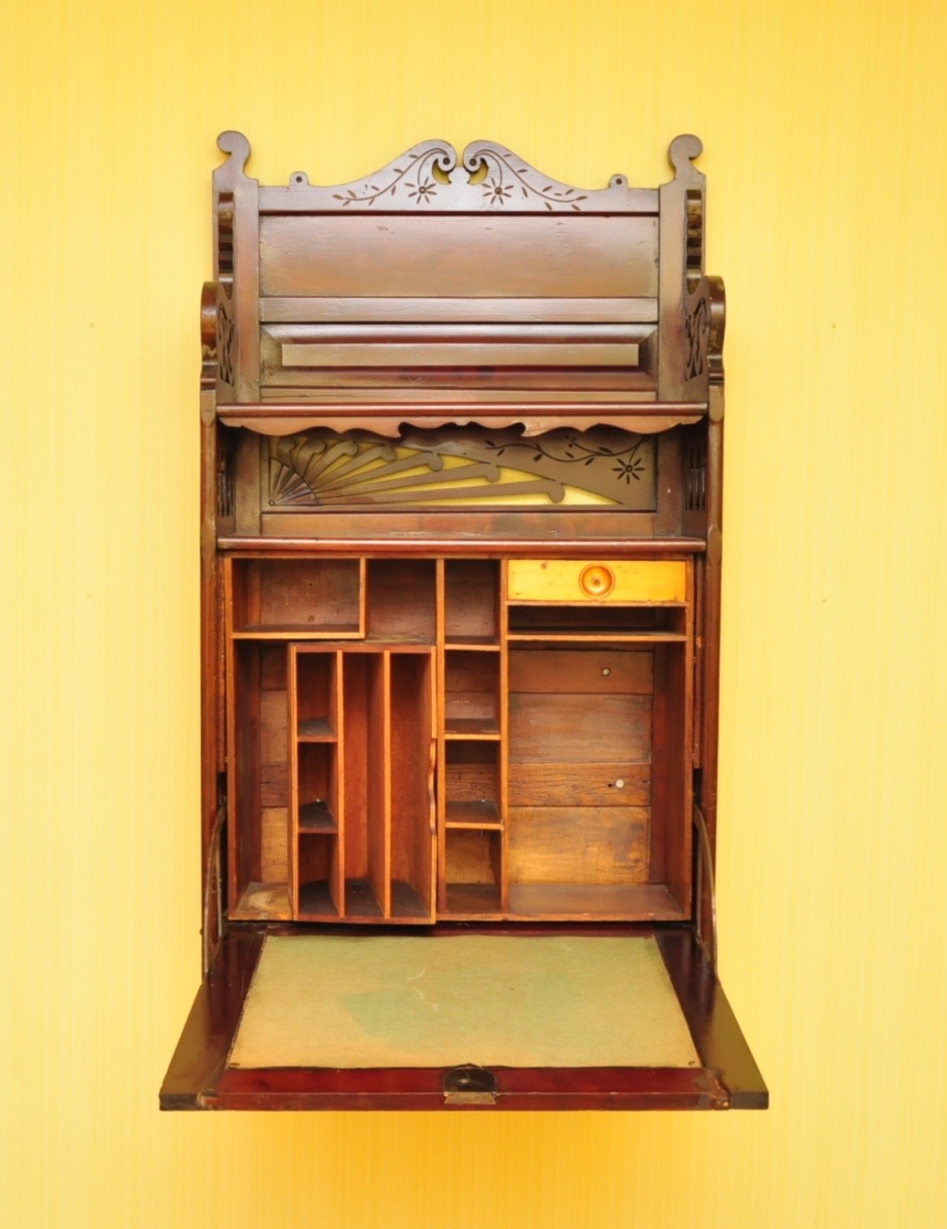 Antique Wall Mount Secretary Desk