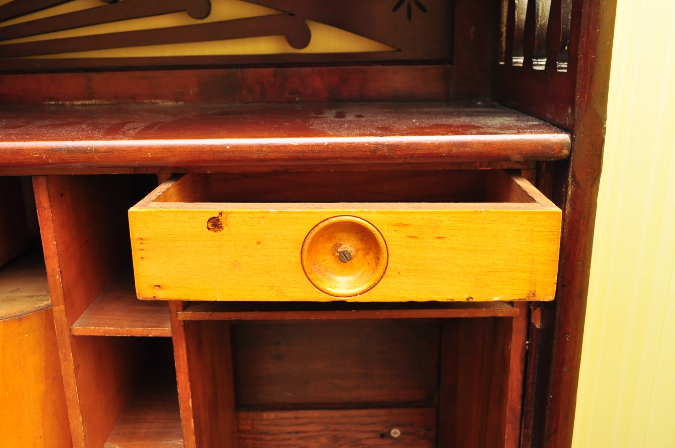 Antique Wall Mount Secretary Desk