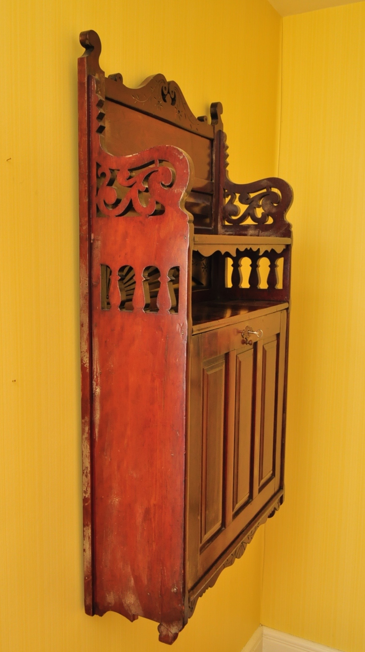 Antique Wall Mount Secretary Desk