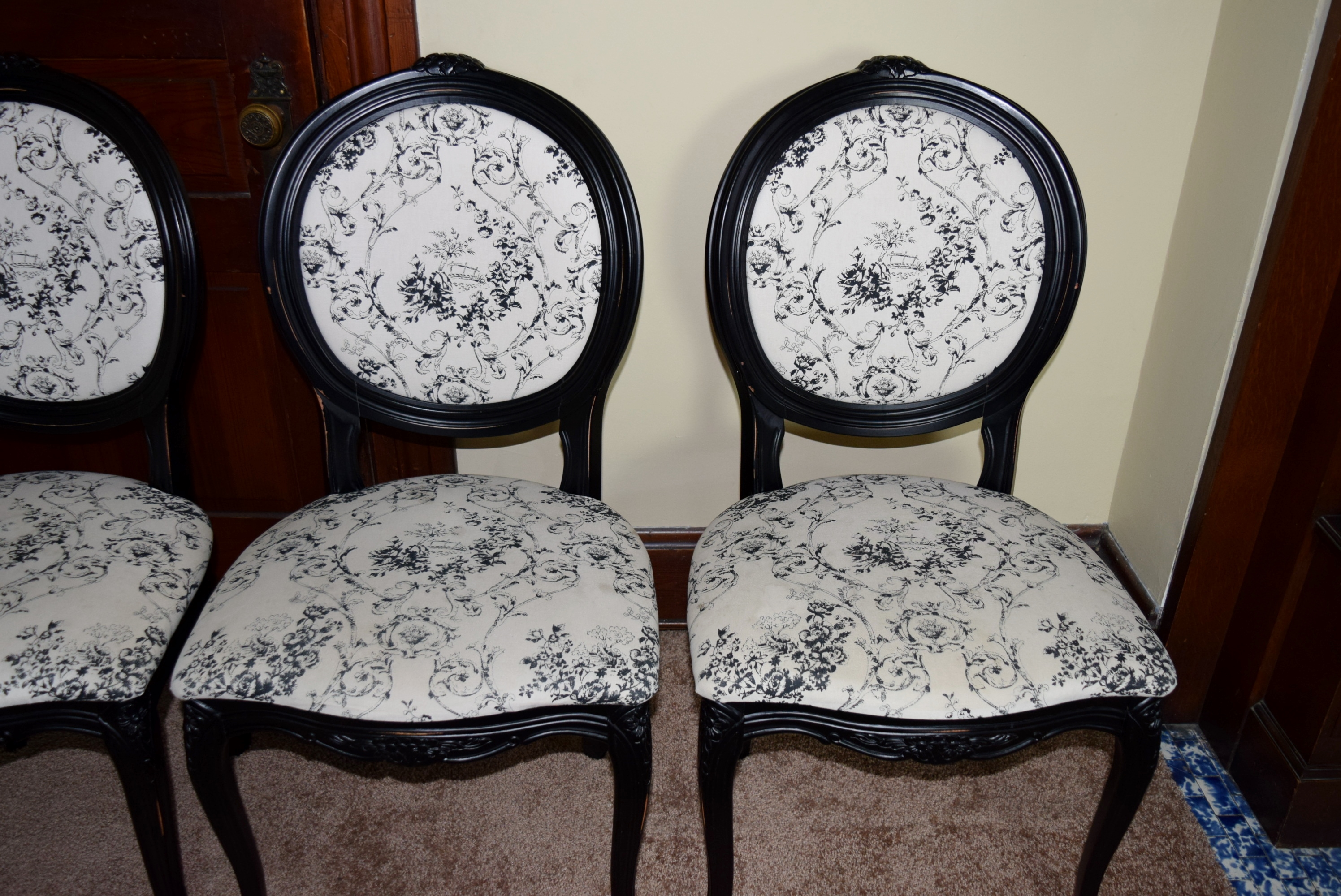 Four Arhaus 'Camille' Side Dining Chairs