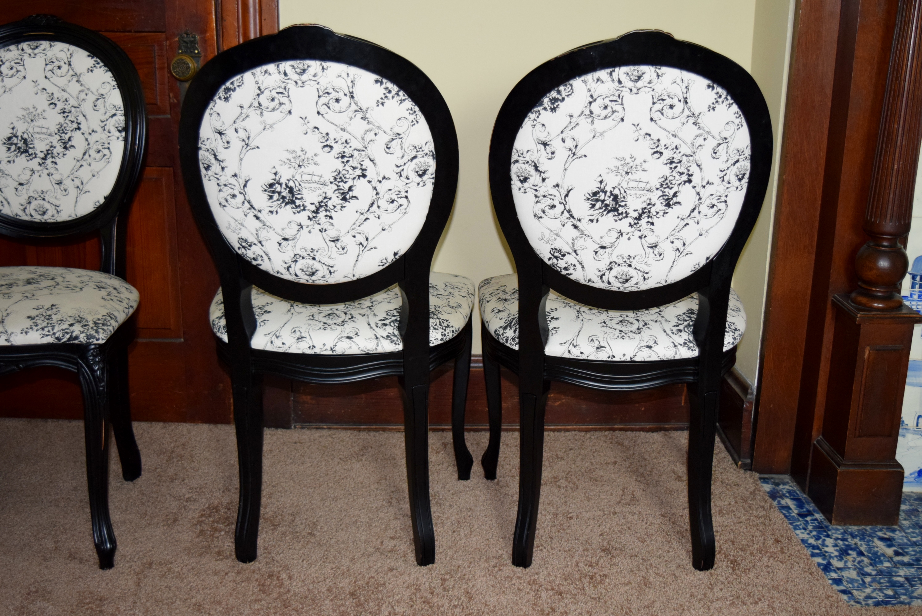 Four Arhaus 'Camille' Side Dining Chairs