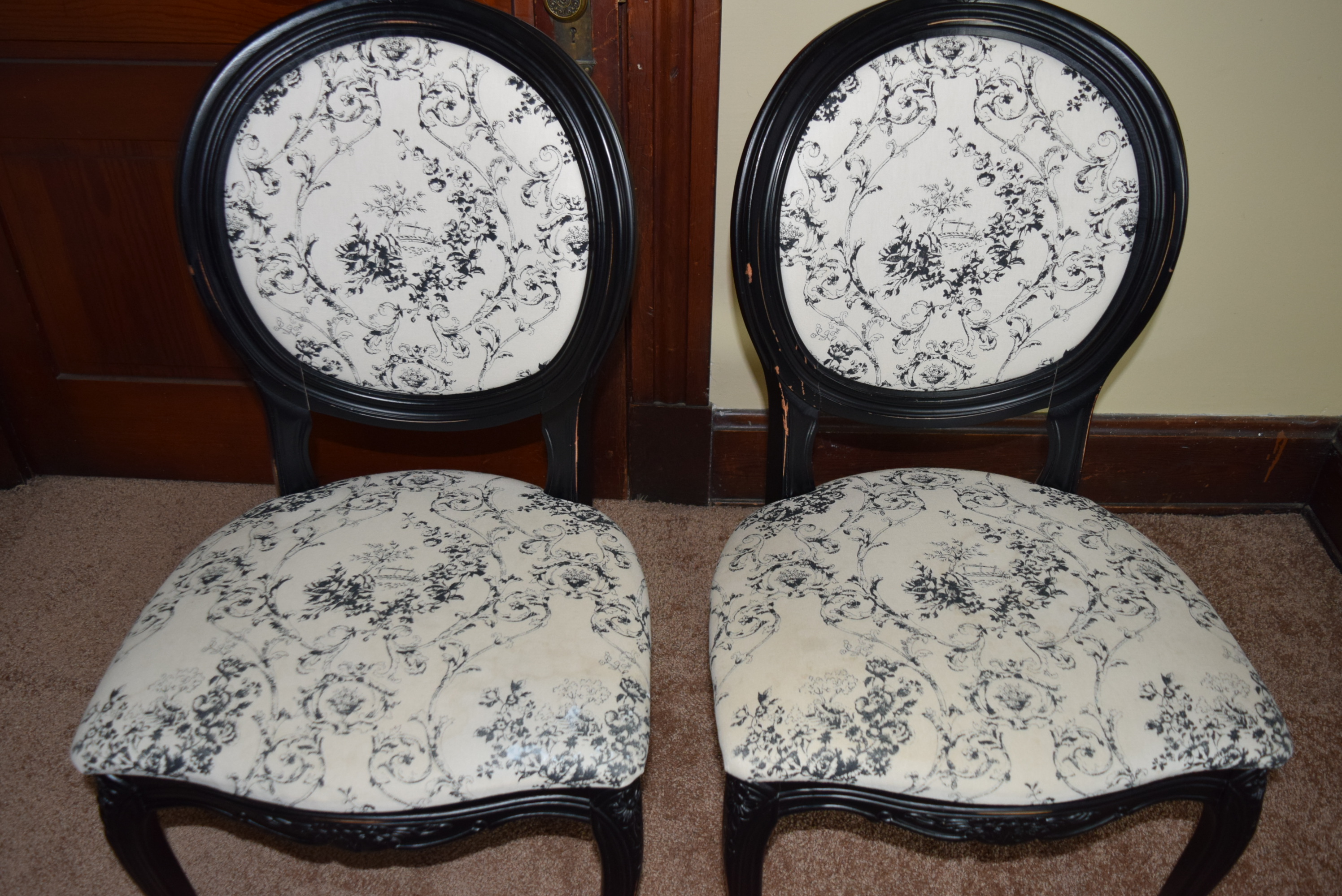 Four Arhaus 'Camille' Side Dining Chairs