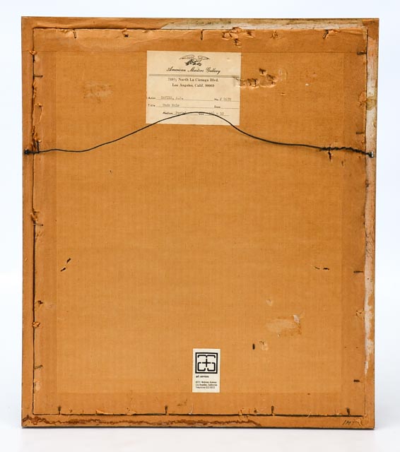 Arthur Bowen Davies Original Pastel Drawing "Nude Male'