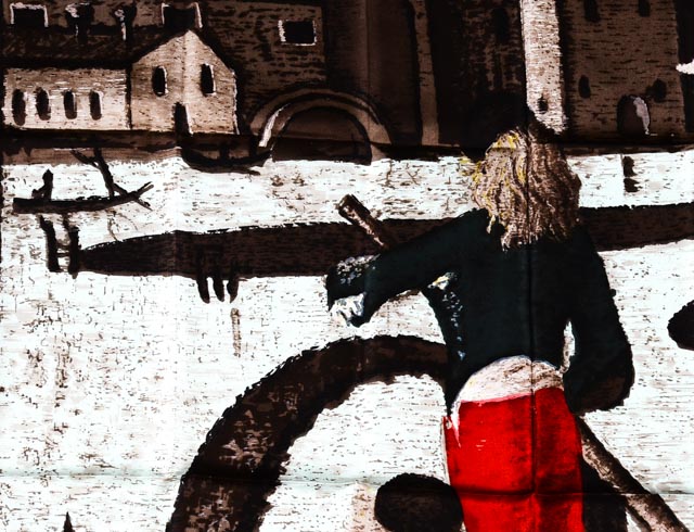 Vintage Toninelli - Milano Italian Silk Scarf