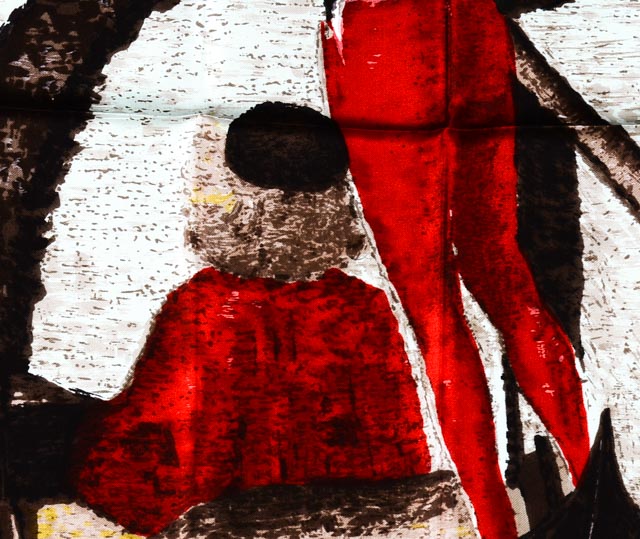 Vintage Toninelli - Milano Italian Silk Scarf