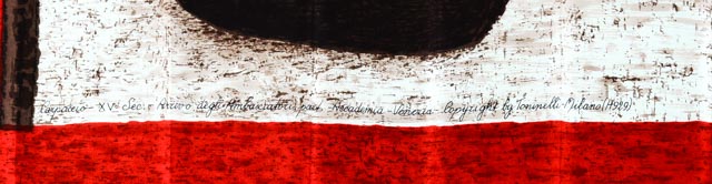 Vintage Toninelli - Milano Italian Silk Scarf