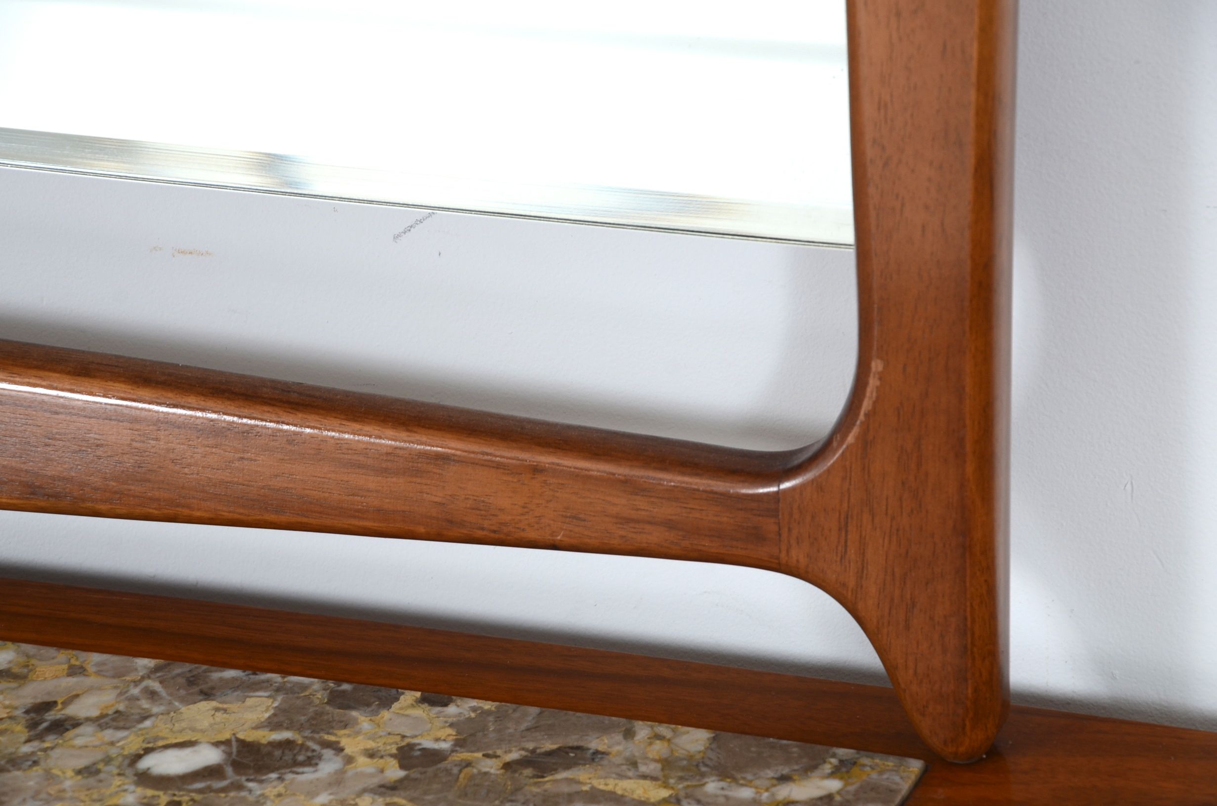 Danish Modern Style Dresser and Mirror