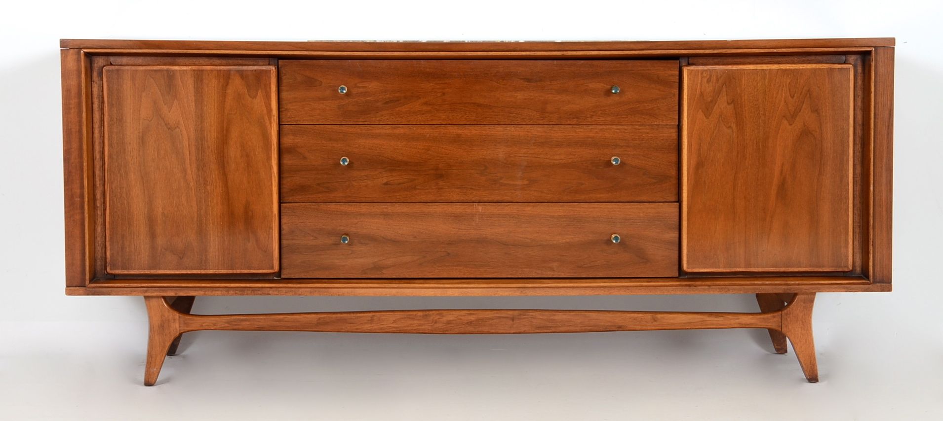 Danish Modern Style Dresser and Mirror