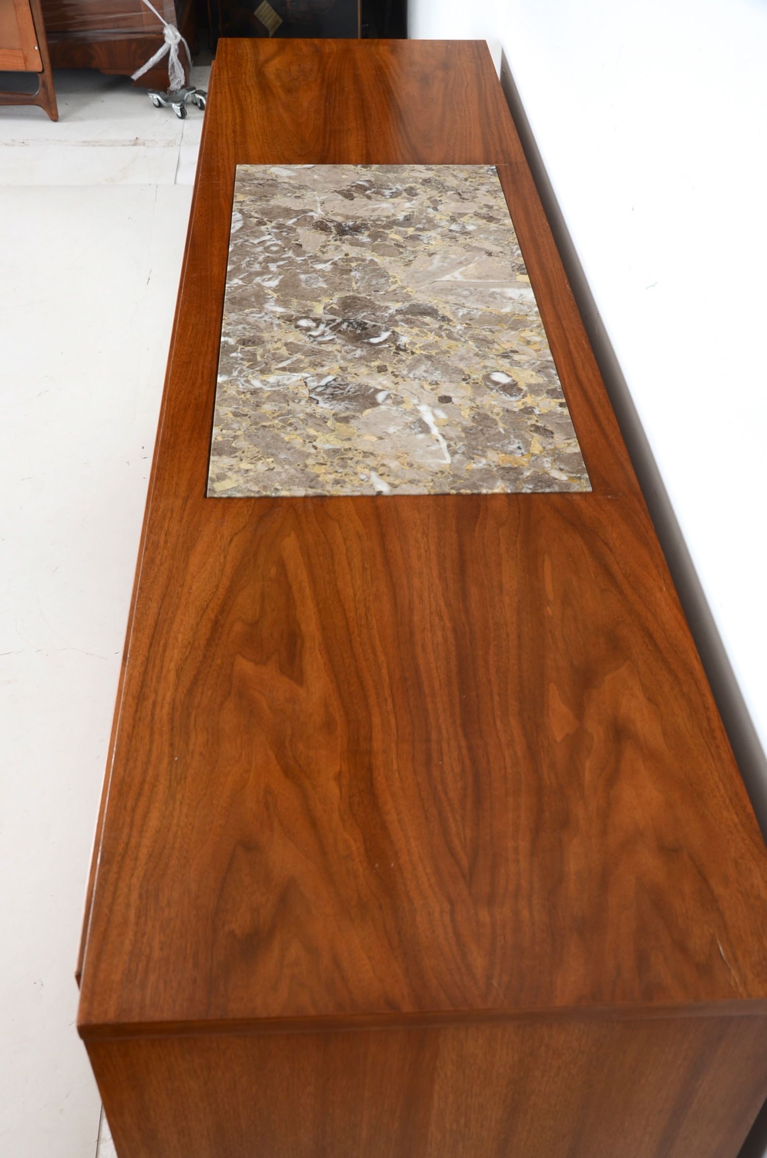 Danish Modern Style Dresser and Mirror