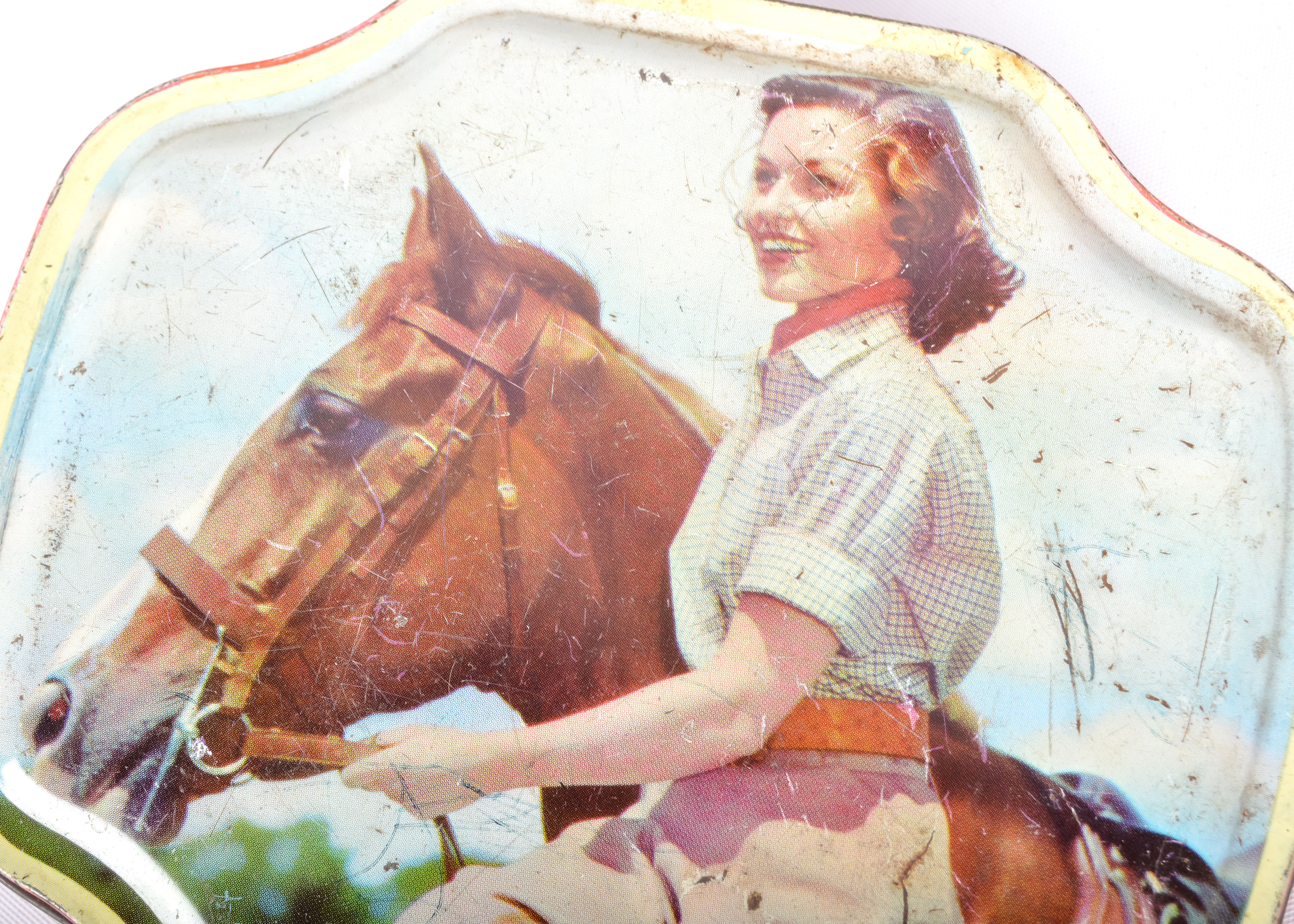 Eight Vintage Horner Toffee Tins