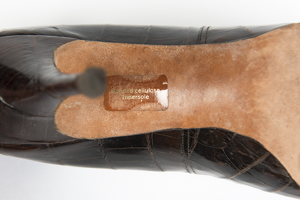 Vintage Leather Designer Heels