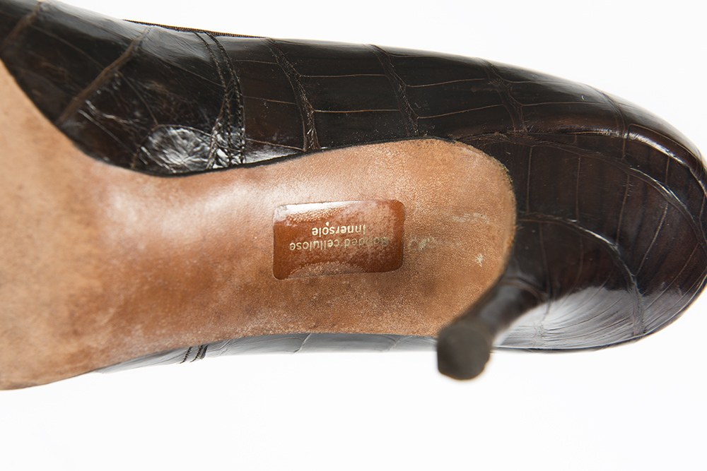 Vintage Leather Designer Heels