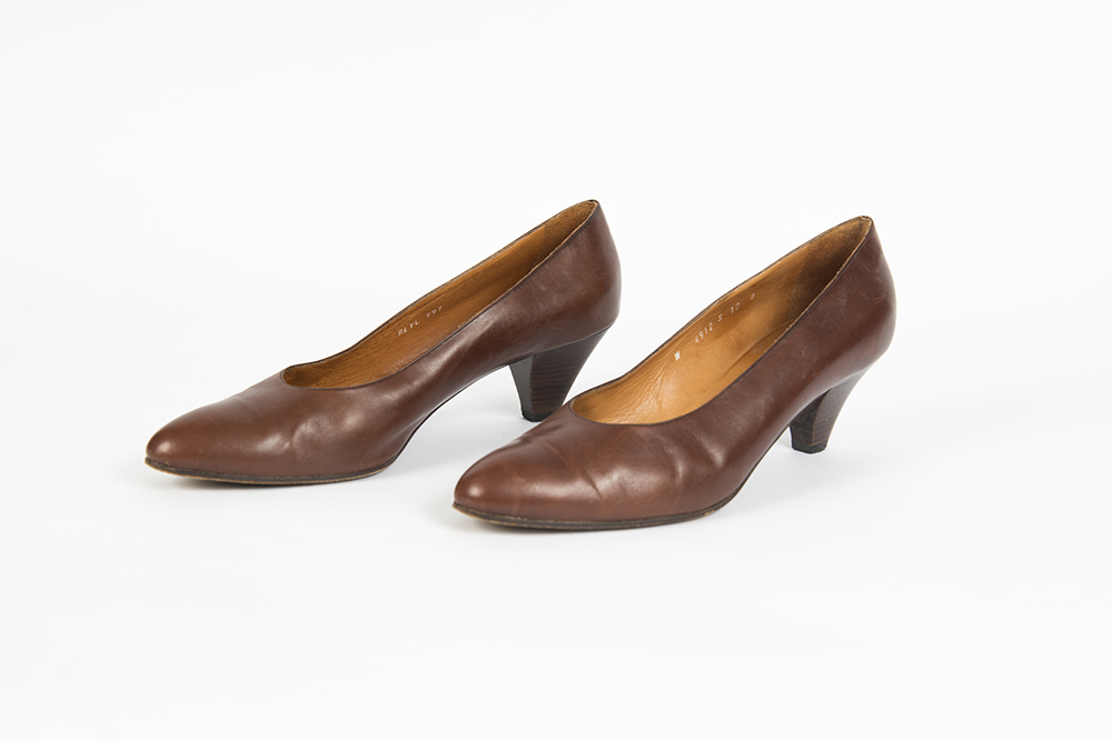 Vintage Leather Designer Heels