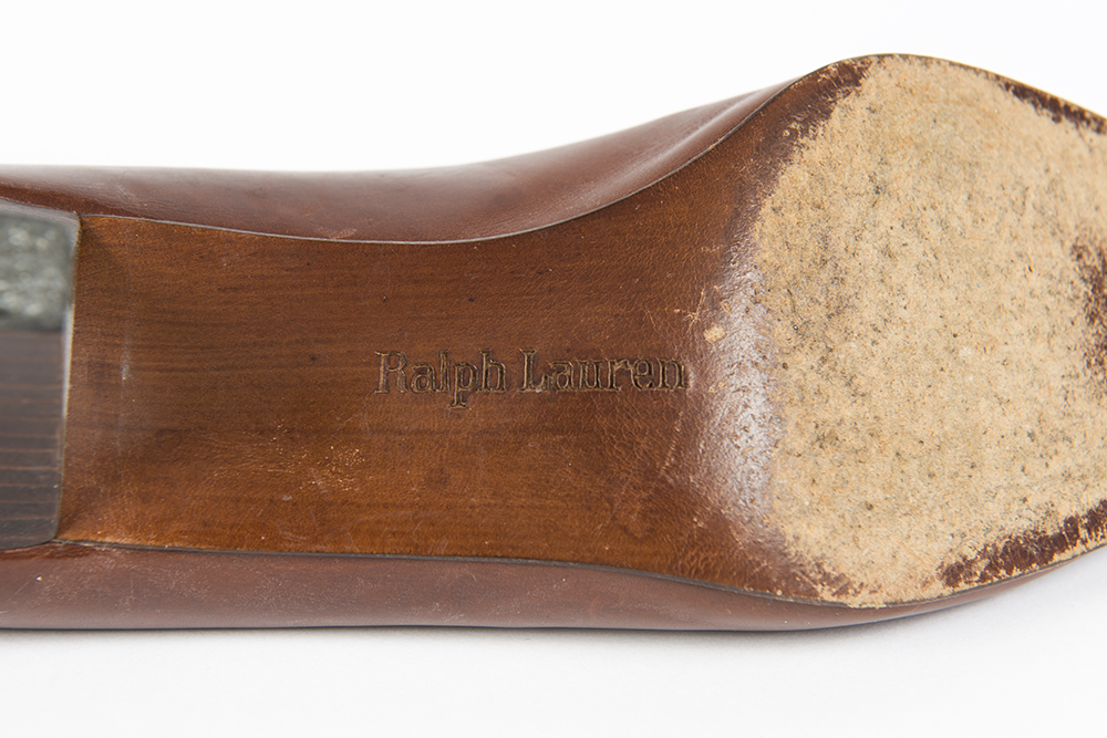 Vintage Leather Designer Heels