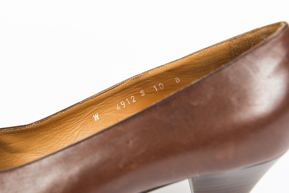 Vintage Leather Designer Heels