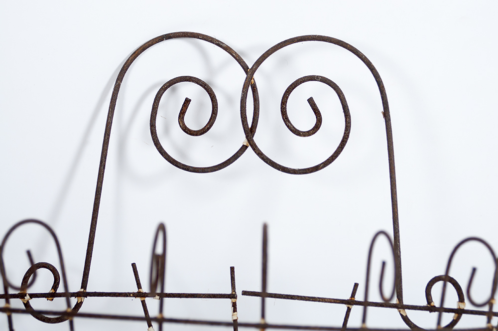 Pair of Wrought Iron Wall Baskets