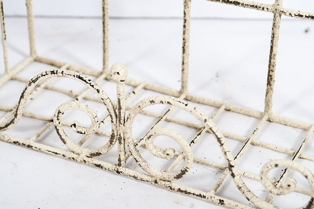 Wrought Iron Wall Shelf