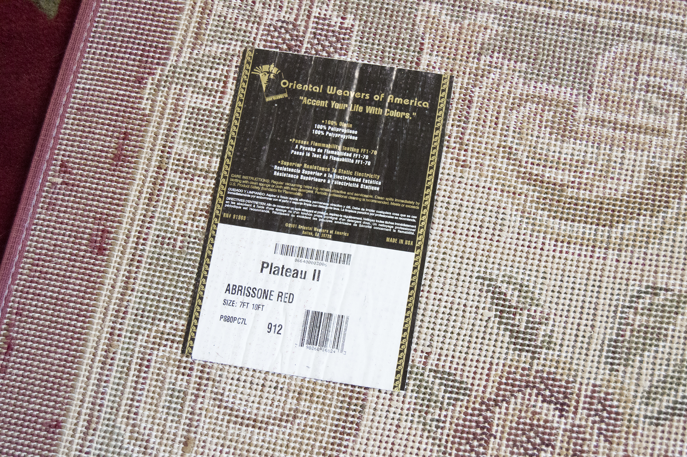 Oriental Weavers of America Area Rug