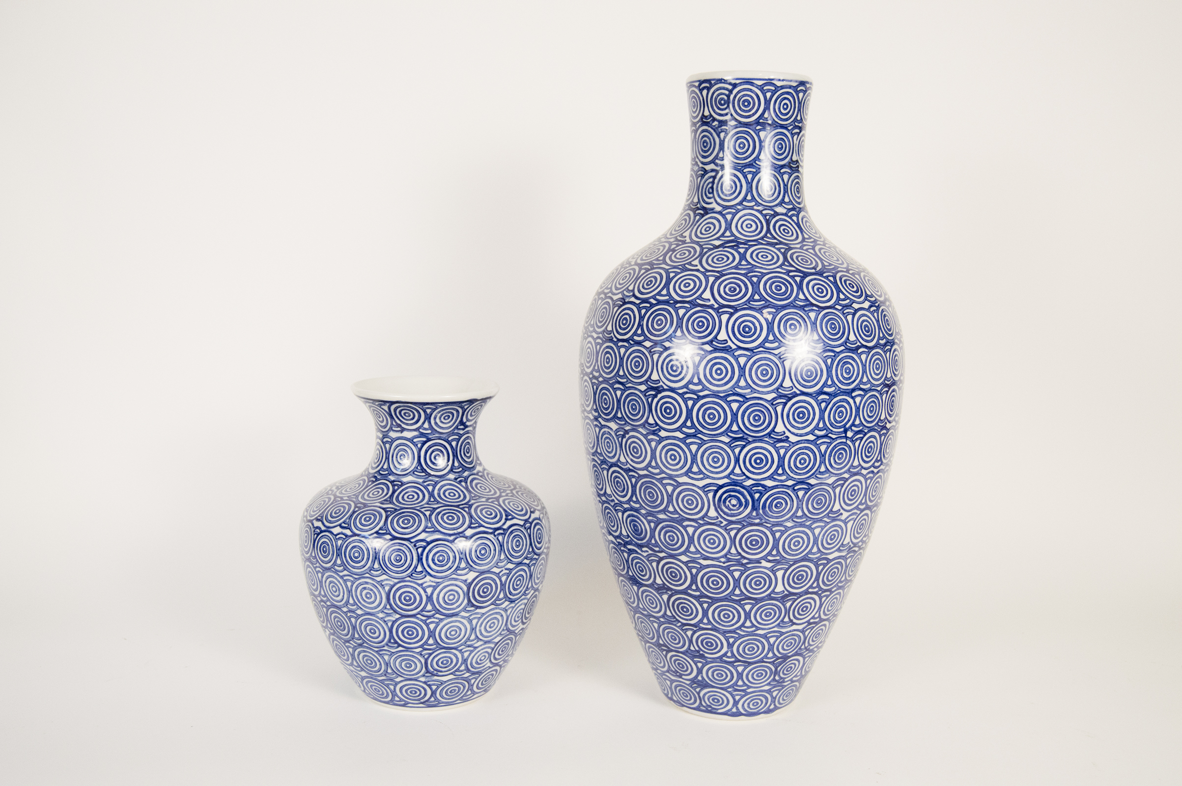 Pair of Blue Vases
