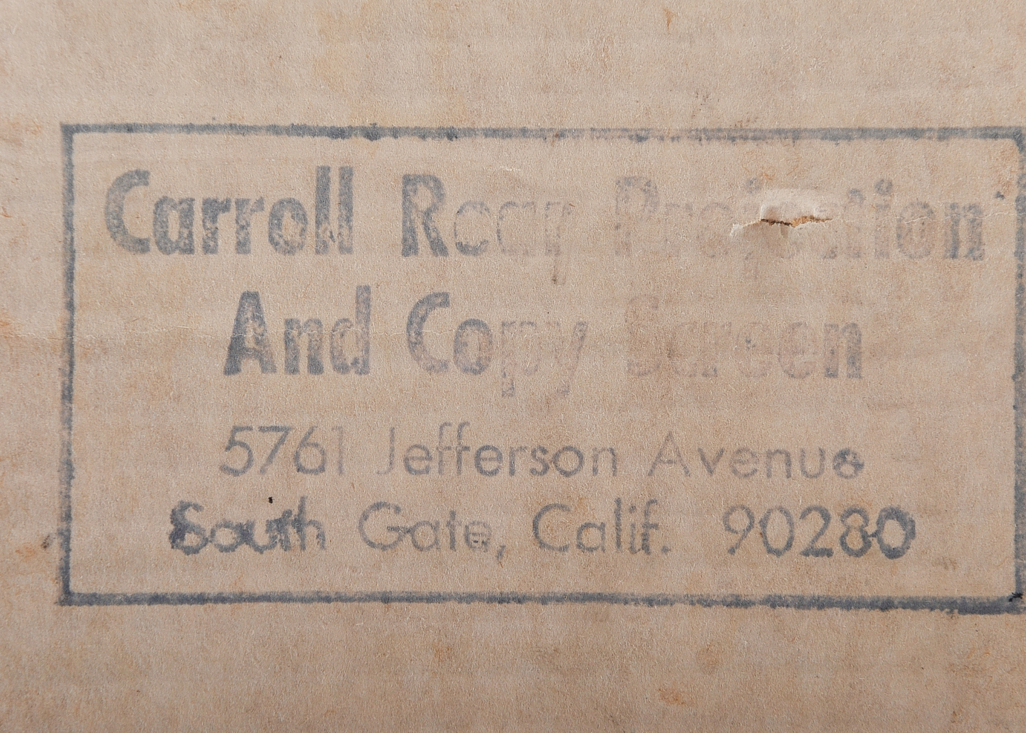 Vintage Projector Screen