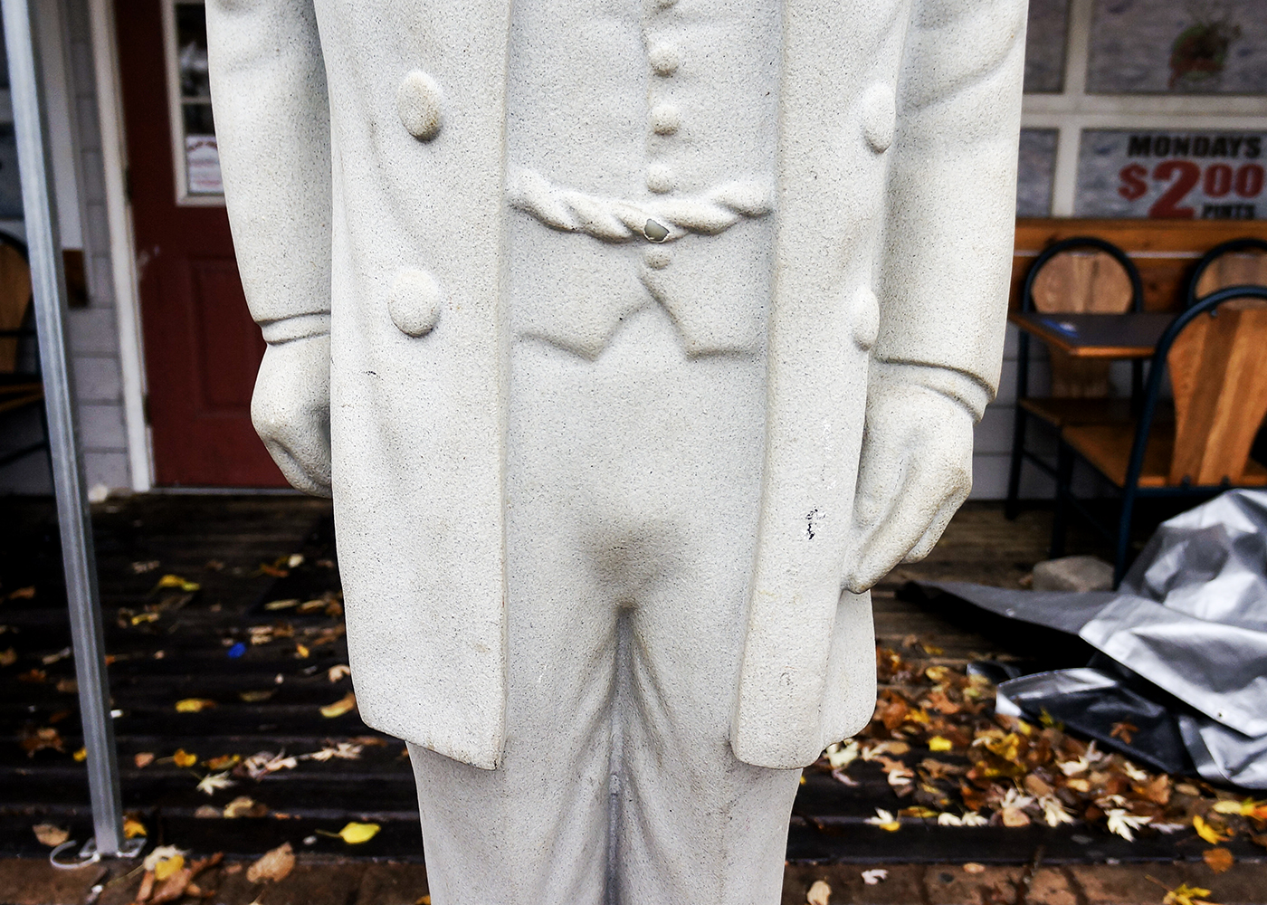 Tall Jack Daniels Resin Statue