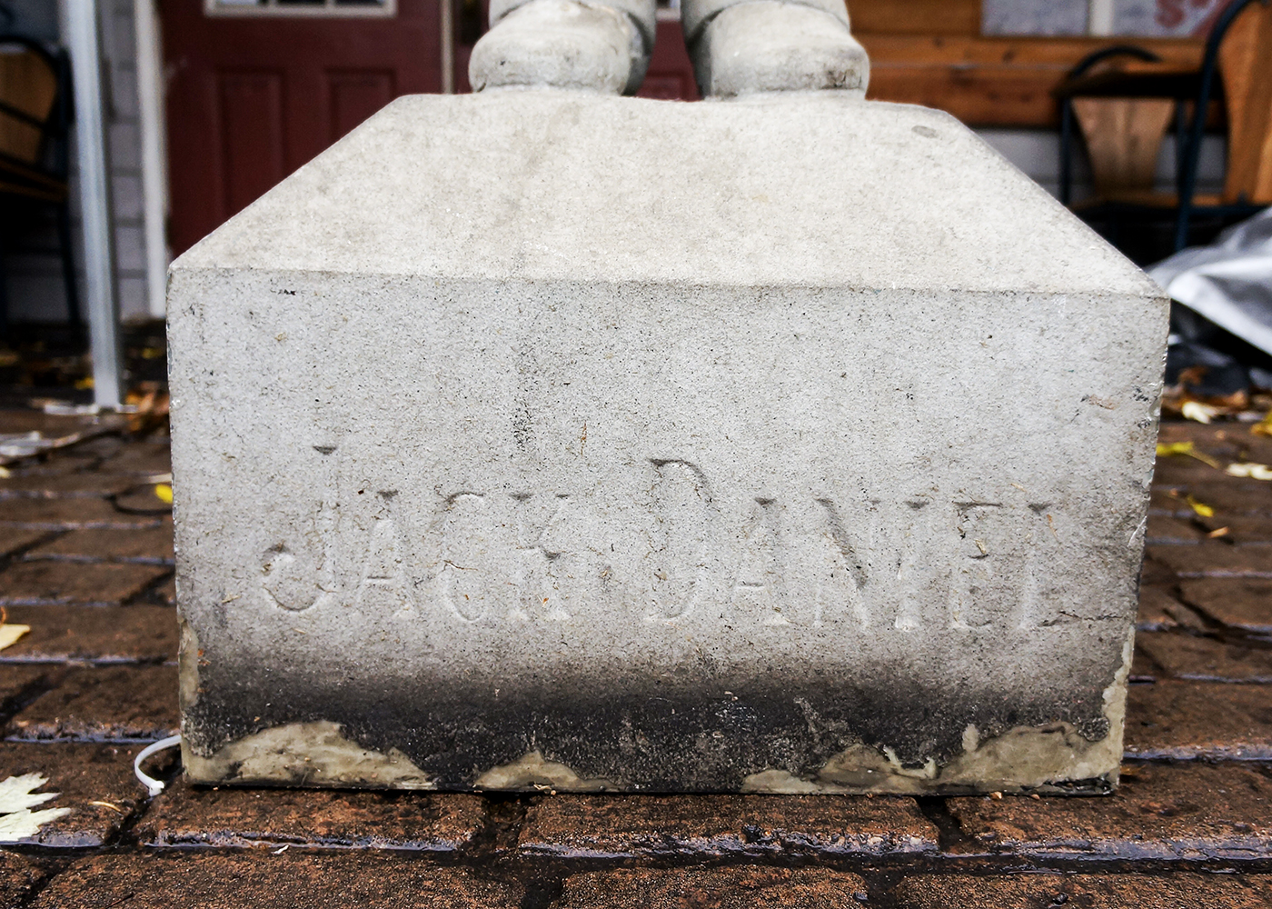 Tall Jack Daniels Resin Statue