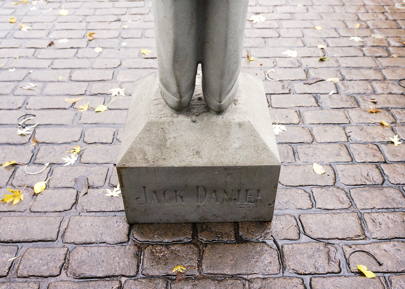 Tall Jack Daniels Resin Statue