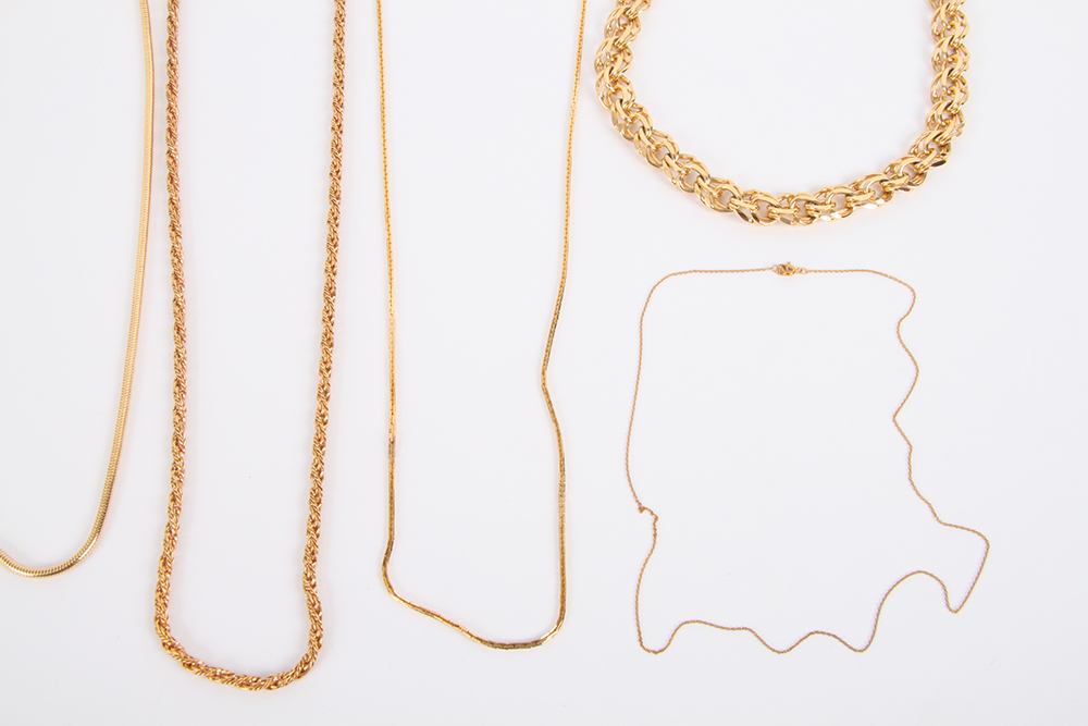 Gold Tone Chains