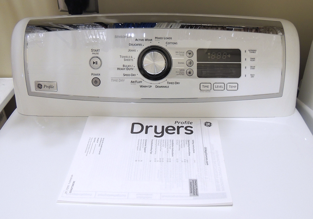 GE Profile Harmony HE Electric Dryer