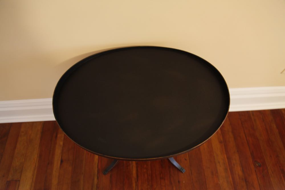 Vintage Lyre Duncan Phyfe Style Side Table