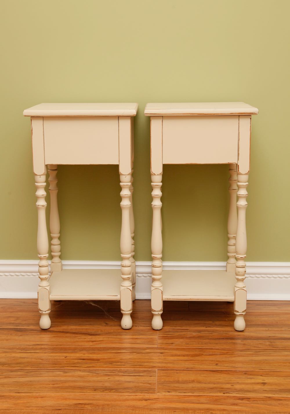 Pair of Beige Nightstands