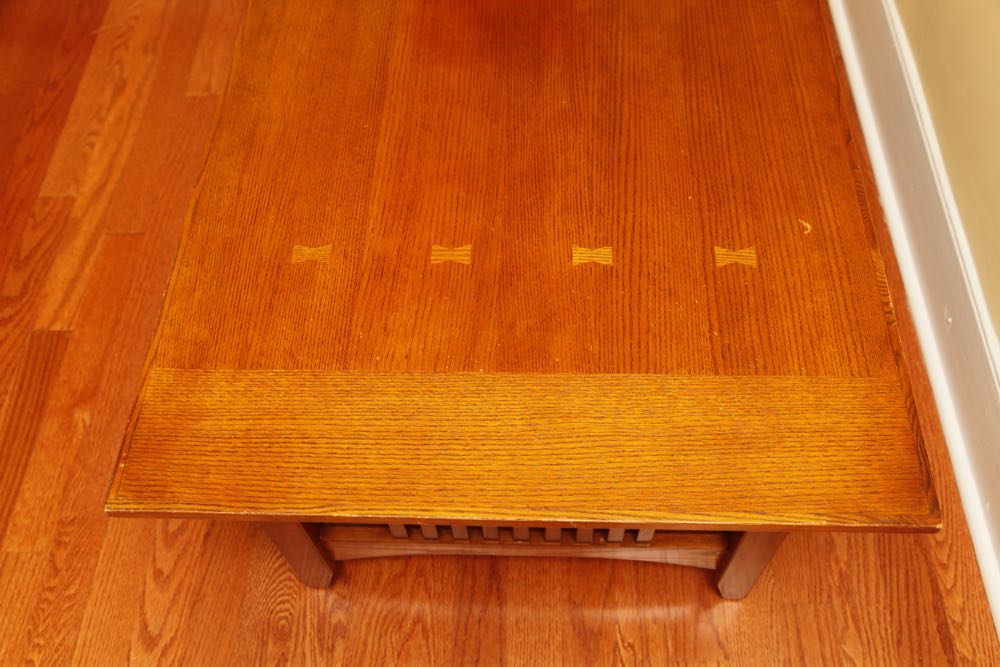 Misson Style Oak Coffee Table