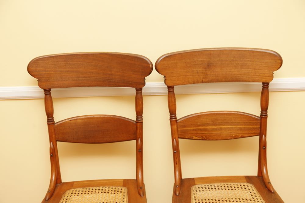 Group of Four Oak Dining Chairs
