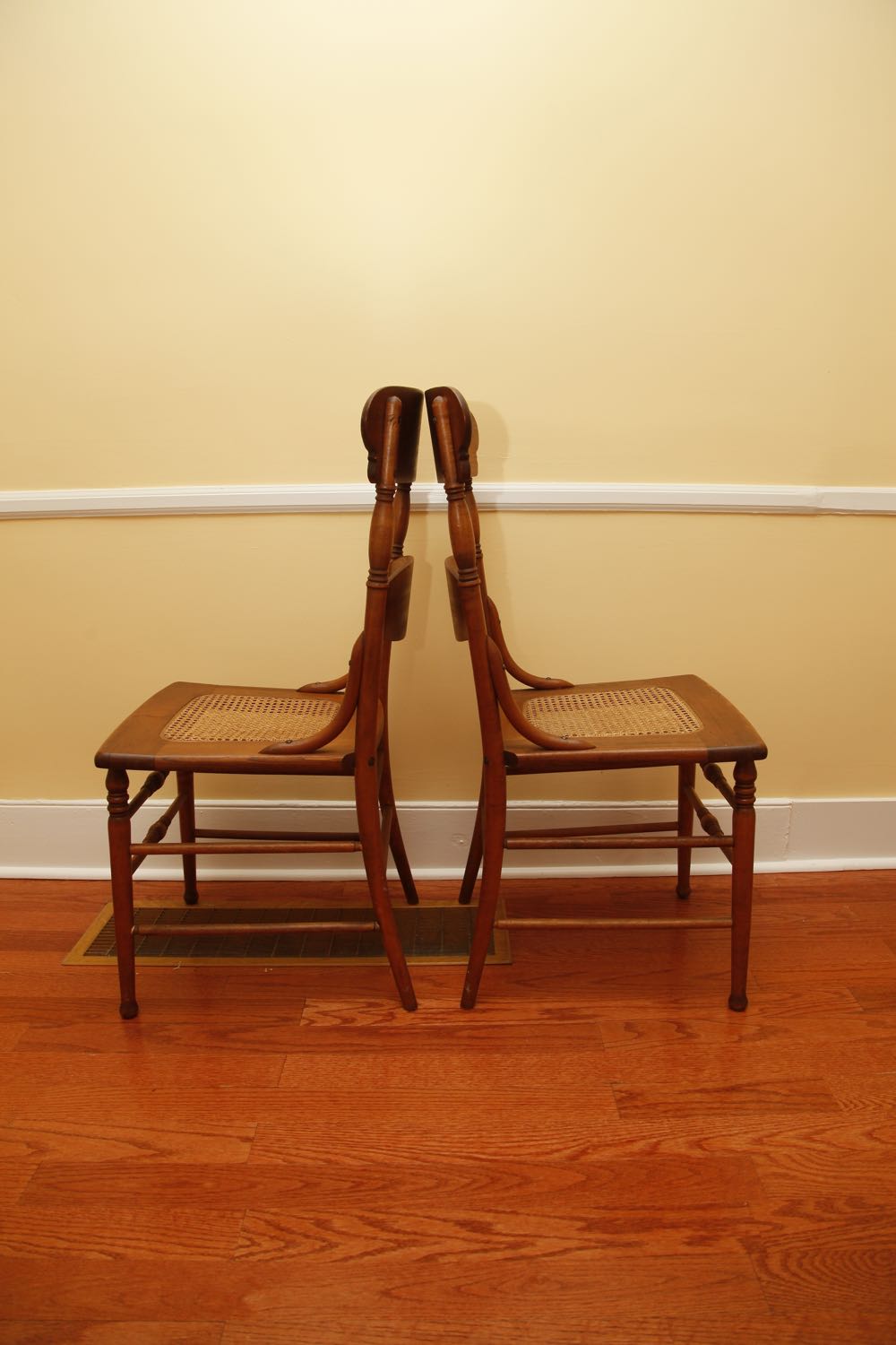 Group of Four Oak Dining Chairs