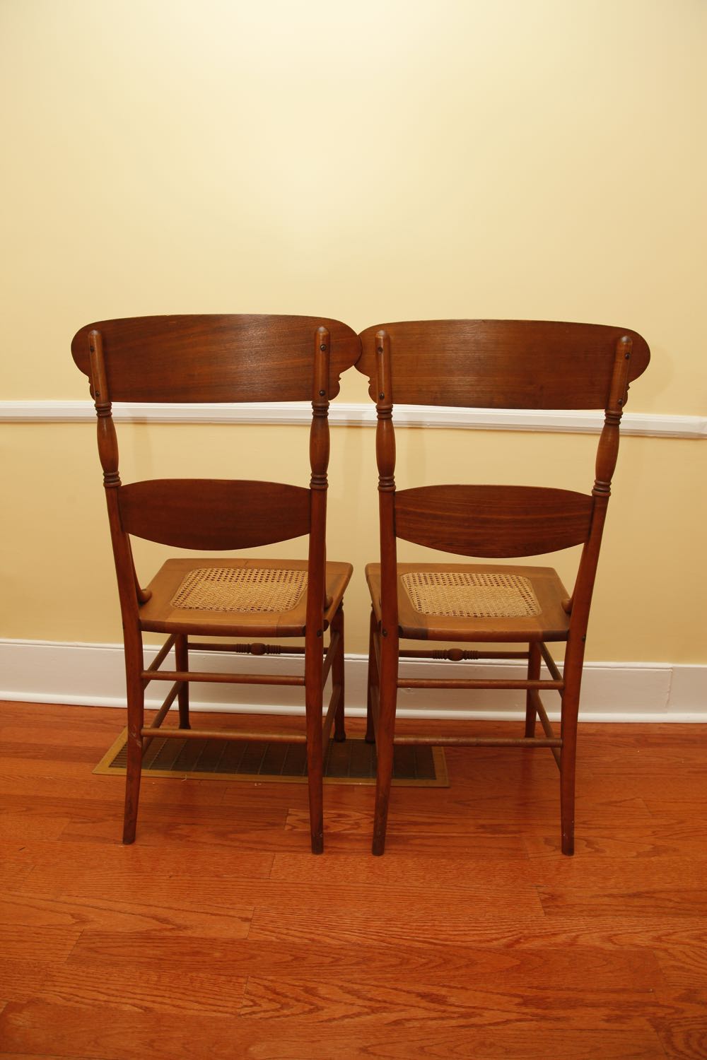 Group of Four Oak Dining Chairs