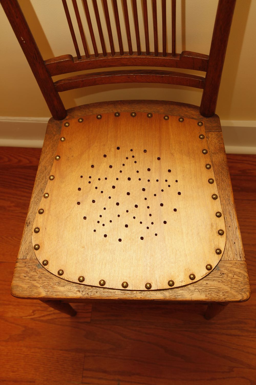 Group of Four Oak Dining Chairs