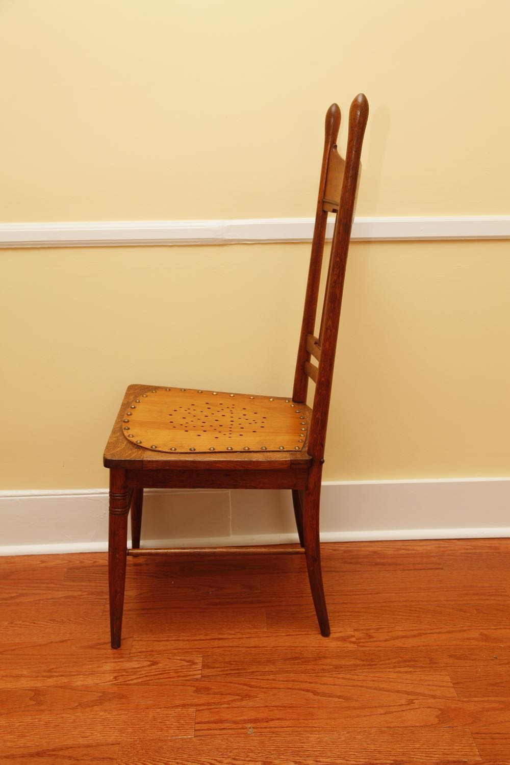 Group of Four Oak Dining Chairs