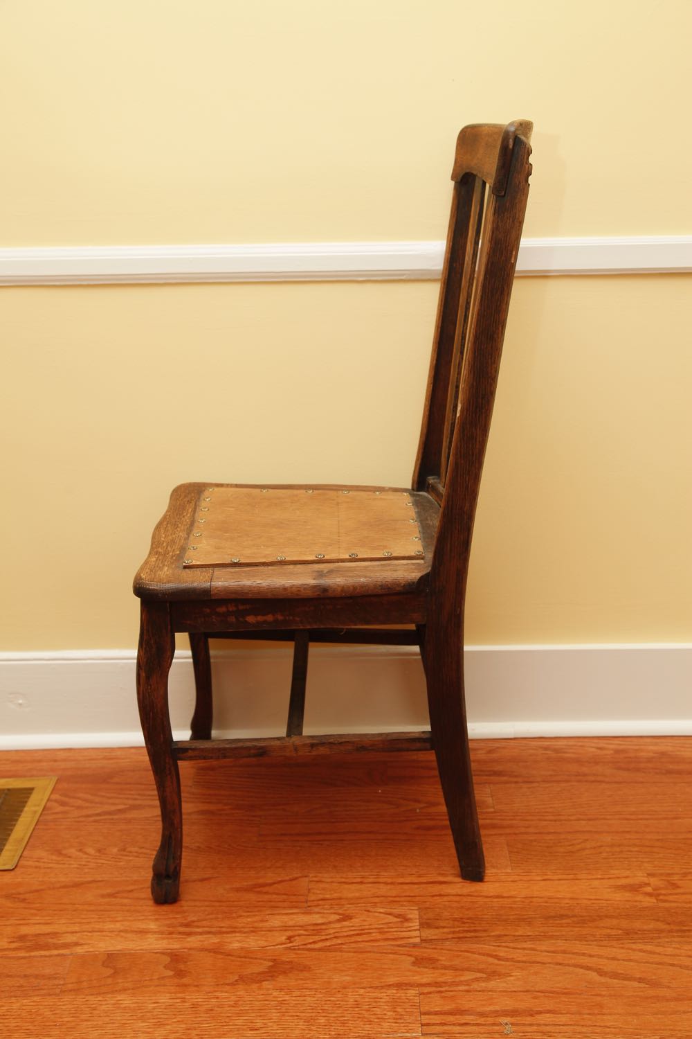 Group of Four Oak Dining Chairs
