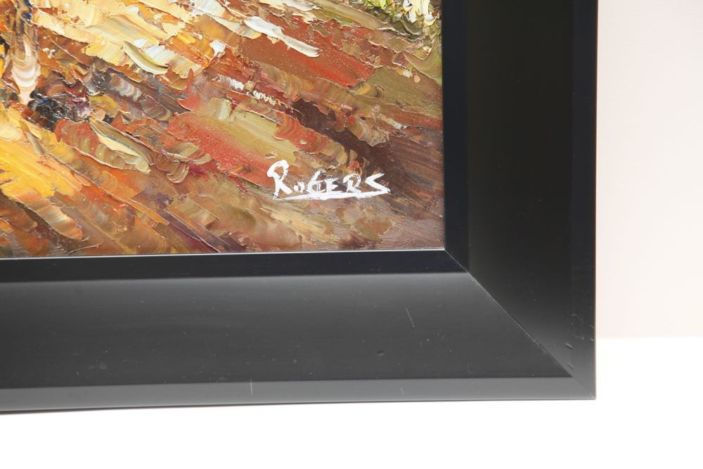 Rogers Original Oil Horse Racing