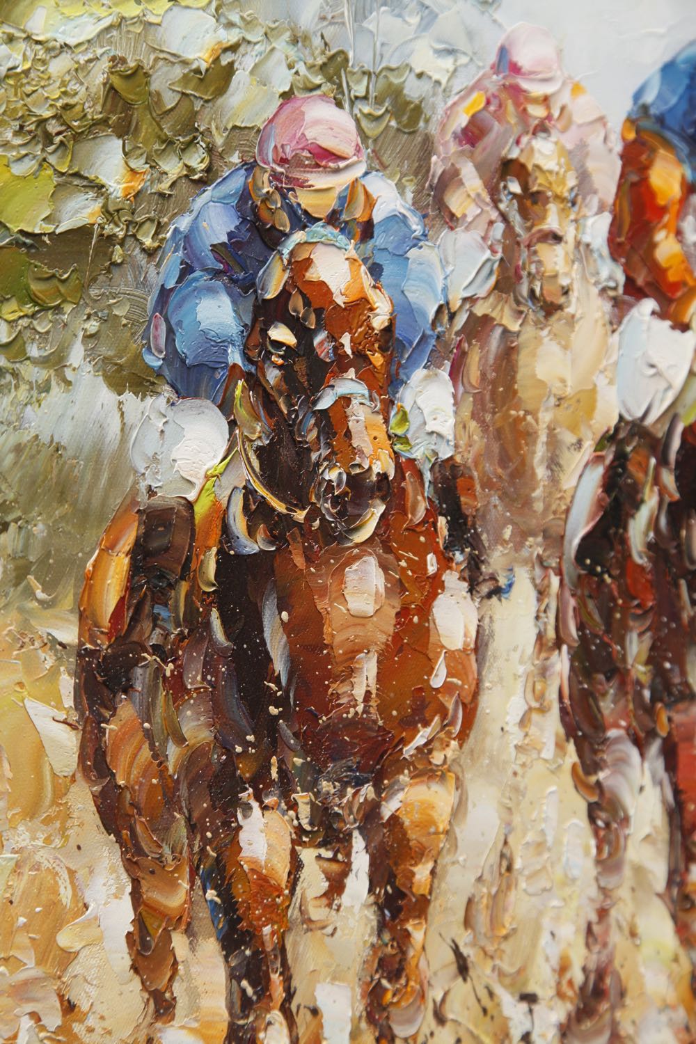 Rogers Original Oil Horse Racing