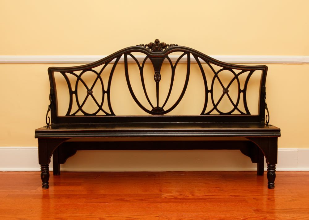 Hand Crafted Wood Bench