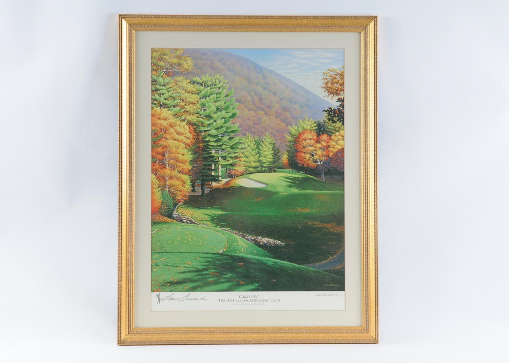 "Carry On" The 4th Hole at Cascades Golf Club Print